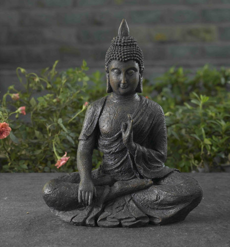 HGD10068 Poly Buddha Garden Decorative Statuary