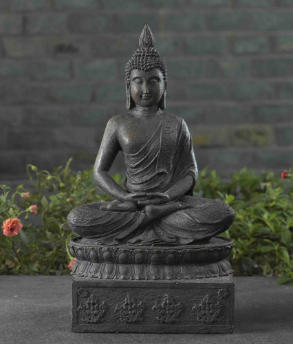 HGD10067 Poly Buddha Garden Decorative Statuary